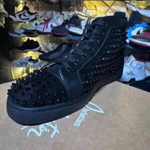 Christian Louboutin Black Spiked